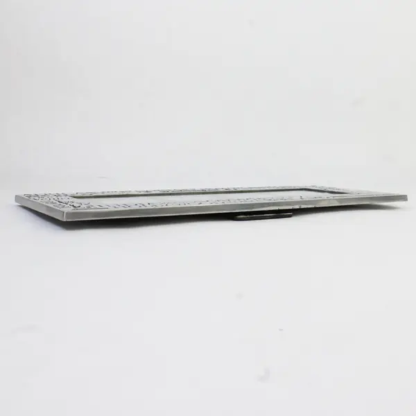 "Vacation" Collage Embossed Metal Picture Frame, Holds Four 2"x2.4" Photos