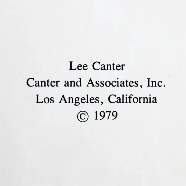 Assertive Discipline: Positive Behavior by Marlene & Lee Canter - Teachers Book