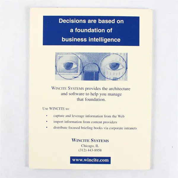 Competitive Intelligence Review Vol. 7 No. 4 Magazine