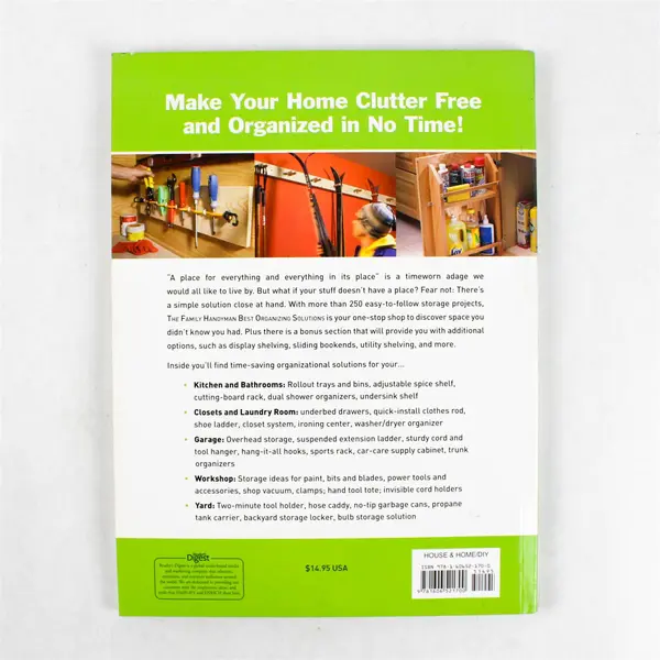 Family Handyman's Best Organizing Solutions: Cut Clutter Store More - Paperback