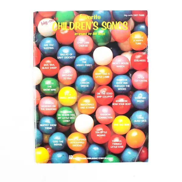 Big Note - Favorite Children's Songs by Bill Boyd - Songbook