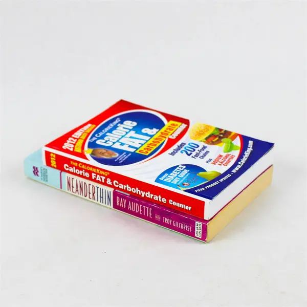 Lot of 2 Health Books: Calorie King Calorie Fat & Carbs + NeanderThin