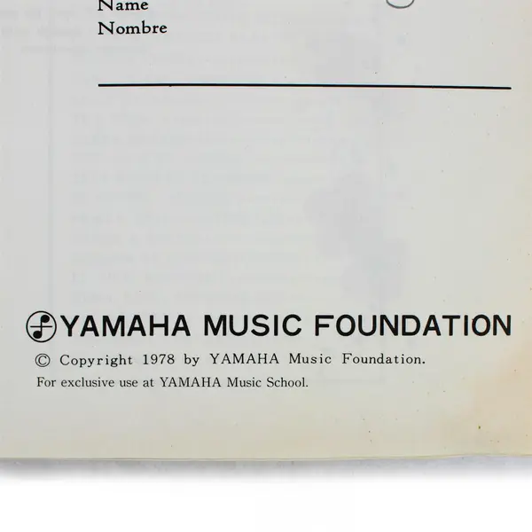 Primary Estrellita 1 & Music Notebook Yamaha Music Foundation Paperback Set