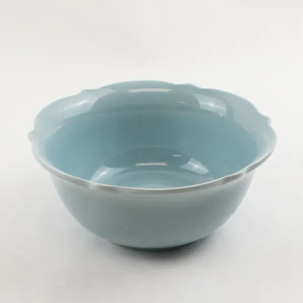 Threshold Wellsbridge Aqua Patterned Stoneware Soup/Cereal Bowl 7.25" Diameter