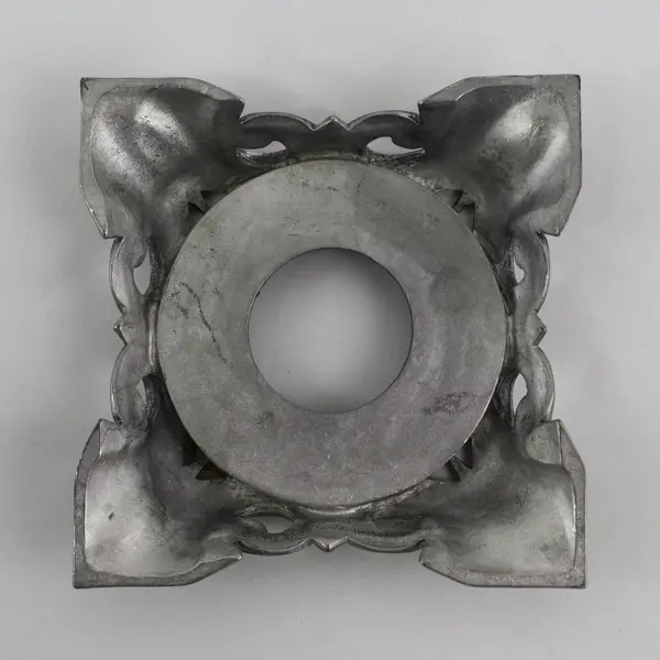 1997 Seagull Pewter Square Pillar Candle Holder CH103