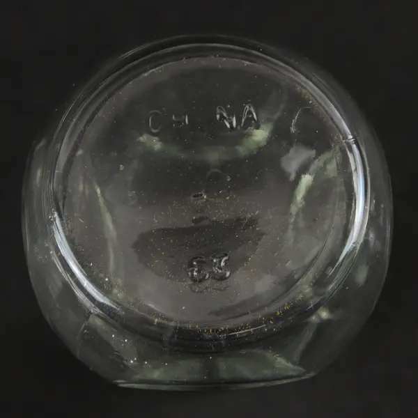 Lot Of 3 Libbey Matching Pinched Clear Glass Decorative Bud Vases 3.75" Tall