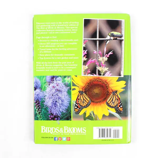 The Best of Birds & Blooms 2014 Hardcover Book - Collected Articles & Photos
