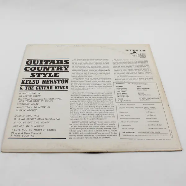 Guitars Country Style 12" Vinyl Record