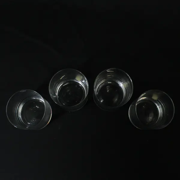 Set of 4 Hovmantorp 3" Tall Old Fashioned Or Rocks Glasses Sweden