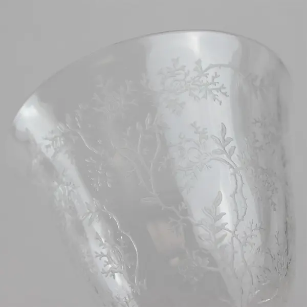 Lot Of 6 Fostoria Chintz (Etched) Pattern Oyster/Fruit Cocktail Glasses 3.75"