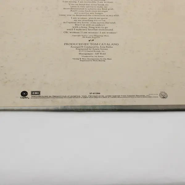 Helen Reddy I Am Woman  12" Vinyl Record