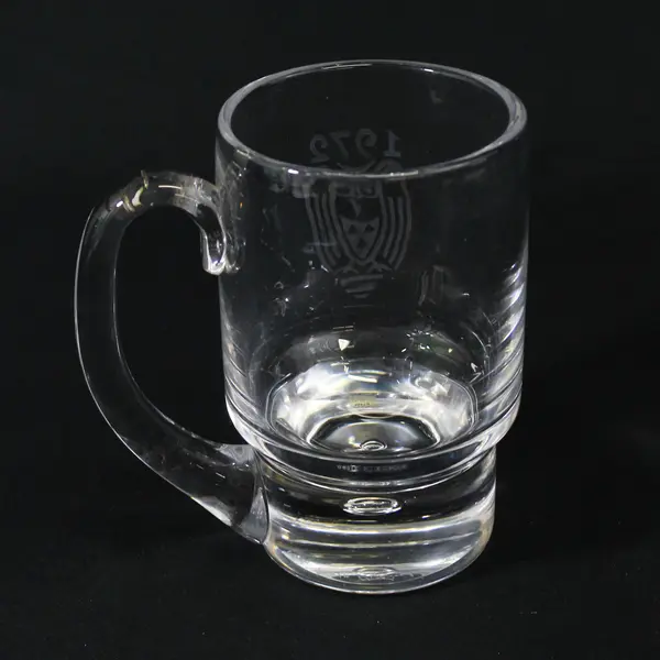 Vintage 1972 Kosta Boda 17 oz Pippi Owl Crystal Mug Signed Vicke Lindstrand