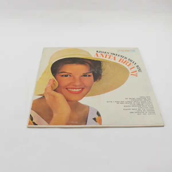 Anita Bryant, Kisses Sweeter Than Wine, 12" Vinyl Record