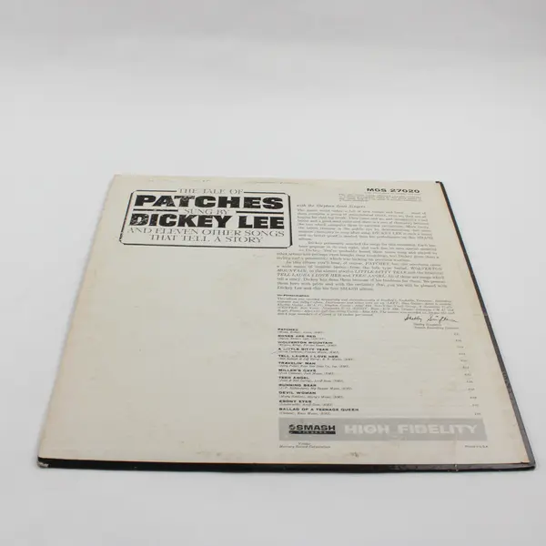 The Tale of Patches Sung by Dickey Lee 12" Vinyl Record