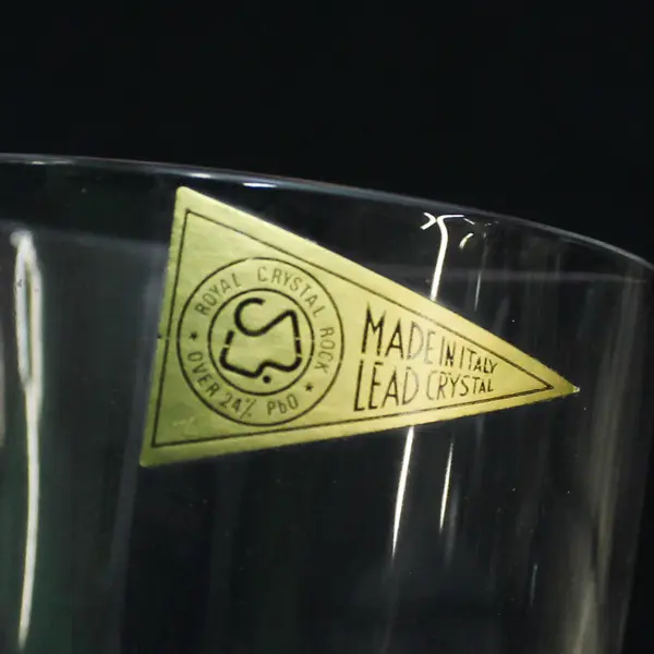 5 Royal Crystal Rock Old Fashioned Glasses With Thumbprint Indents Heavy Base