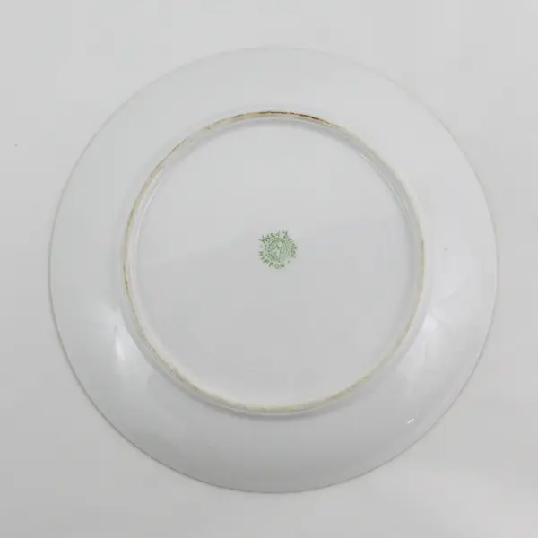 Nippon Hand Painted Yellow Rose Plate 7.5in