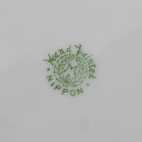 Nippon Hand Painted Yellow Rose Plate 7.5in