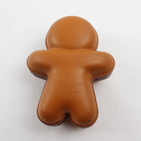 Soft Squishy Gingerbread Man Holiday Toy for Kids & Collectors