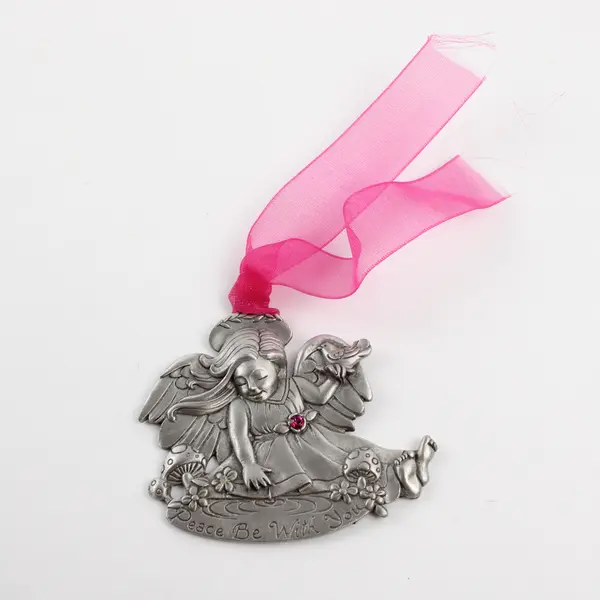 2008 Gloria Duchin 'Peace Be With You' Angel Ornament with Ribbon