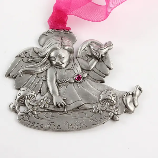 2008 Gloria Duchin 'Peace Be With You' Angel Ornament with Ribbon