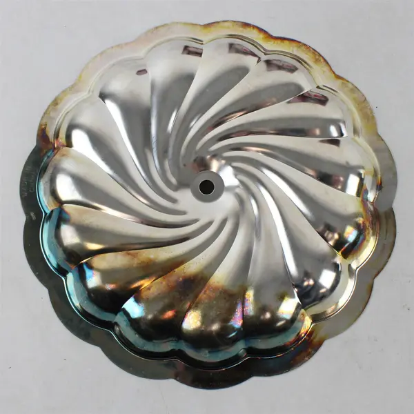 Vintage Warwick Silversmiths Silver Plated Scalloped Server Dish 6" Diameter