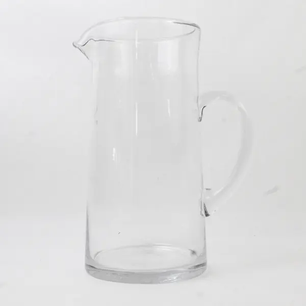 Vintage Glass Martini Pitcher 9.75"