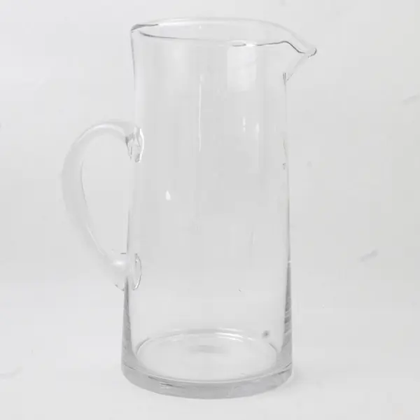 Vintage Glass Martini Pitcher 9.75"