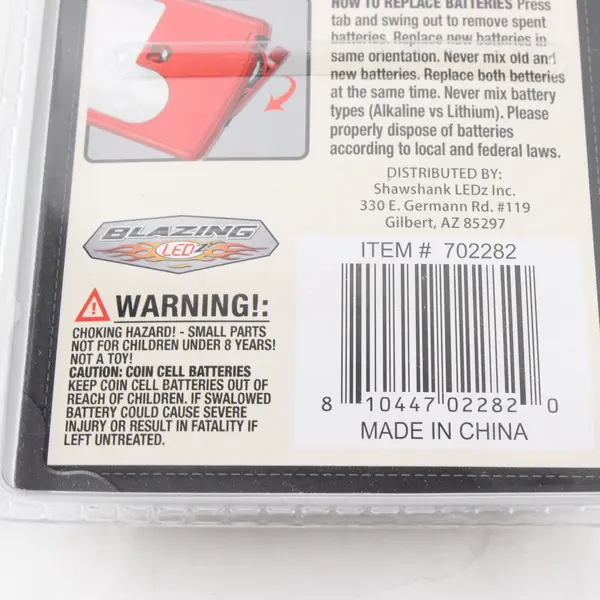 Blazing LED Menu Magnifier Black New in Package Portable Reading Light