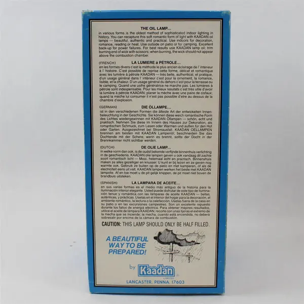 Lot Of 2 Kaadan Plantation Wall Mount Hurricane Oil Lamps (Original Packaging)