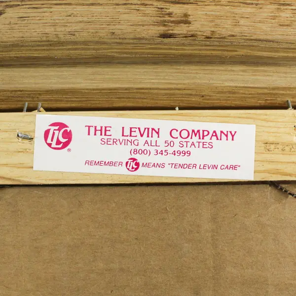 Lot of 2 The Levin Company Oak Picture Frames 8x10 Wood