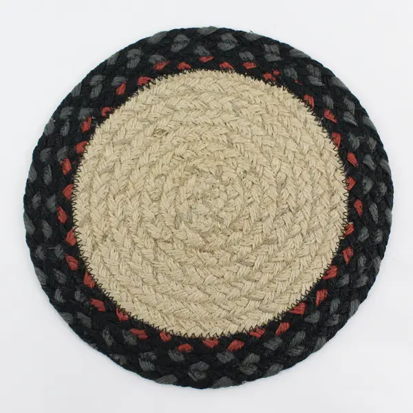 Kitten Cat Yarn Braided Jute Placemats Trivet 10in Round