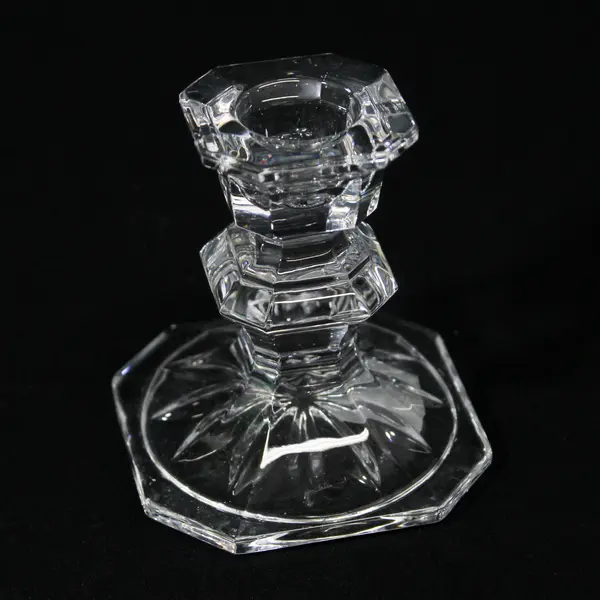 Mikasa Edinburgh Crystal Candle Holders Set of 2 3" Tall Gift Boxed