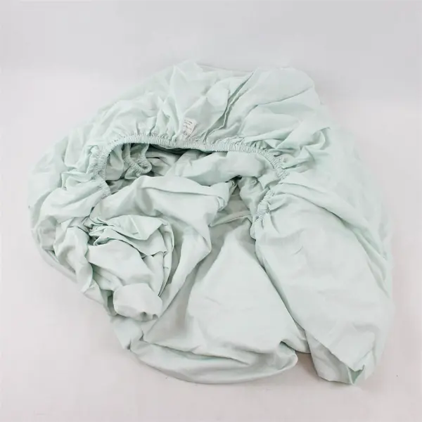 Lot Of 4 Pine Creek Mint Green Double/Full Bed Set 2 Pillowcases Flat & Fitted