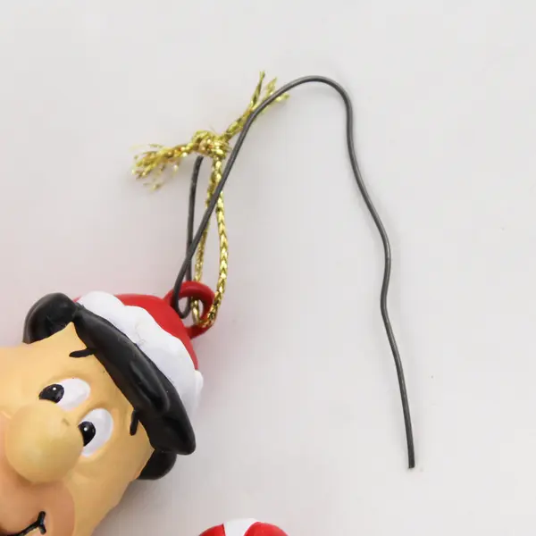 Collectible Hanna-Barbera Fred Flintstone Holding Pebbles Stocking Ornament