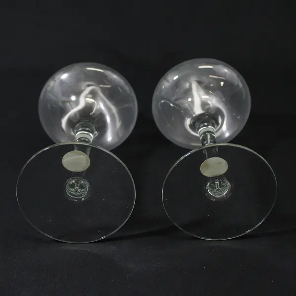 Set of 2 Vtg Princess House Heritage Crystal Oil Lamps #416 Made In Romania