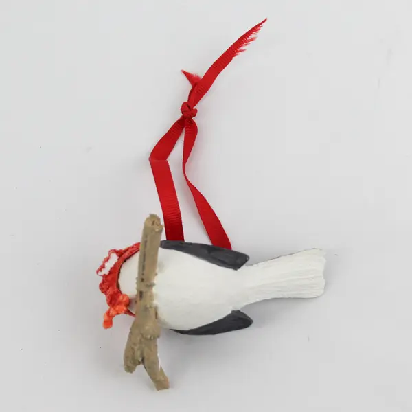Hallmark Keepsake 'Warm & Cozy' Winter Bird Ornament 1998 Handcrafted