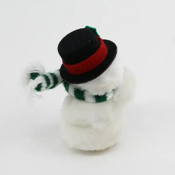 1988 Dakin Clip-On Snowman Plush Collectible Vintage Holiday Ornament