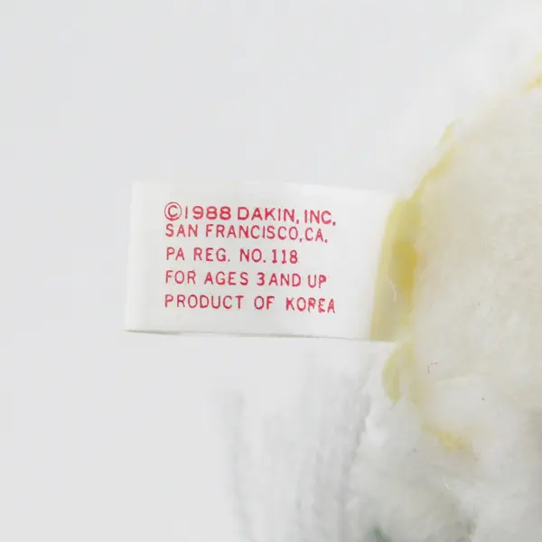 1988 Dakin Clip-On Snowman Plush Collectible Vintage Holiday Ornament