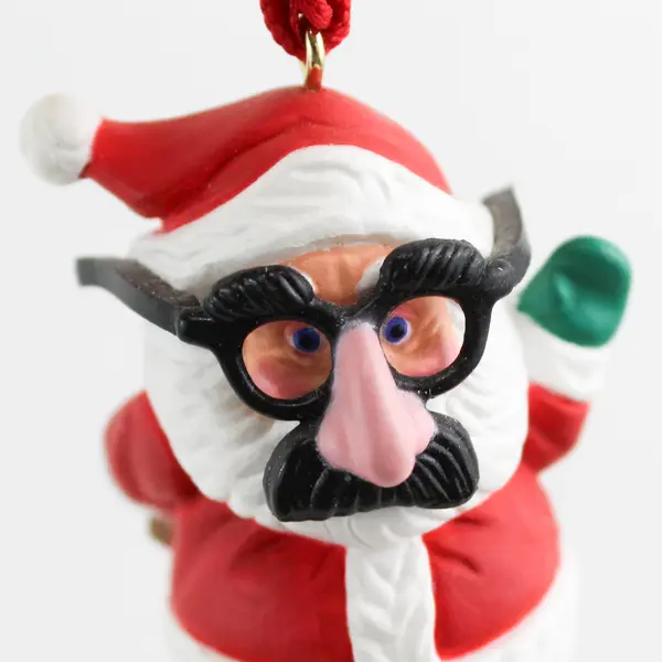 Hallmark Keepsake 1990 Santa Schnoz Ornament Vintage w/ Box