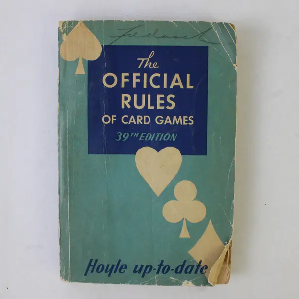 The Official Rules Of Card Games 39th Edition Hoyle Up-To-Date 1941 Paperback