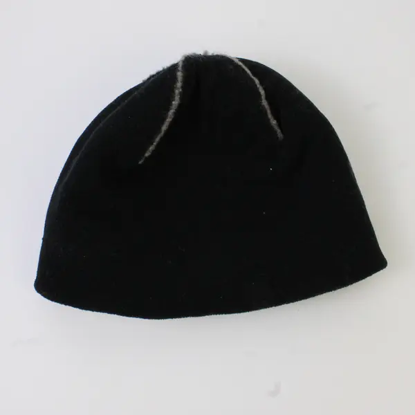 Men's Wool Knit Hat Multicolor Beanie Fleece Lined Brown White Gray Stripe Adult