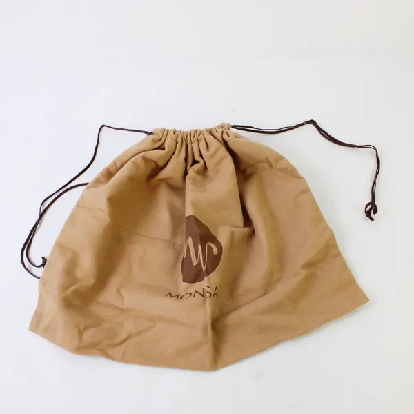MONSAC Dust Cover Bag Brown Protector Drawstring Very Soft 14” x 18”