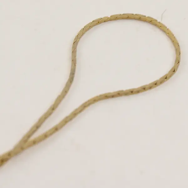 Vintage Gold-Tone Zipper Pull Lariat Necklace 14" FLAWED