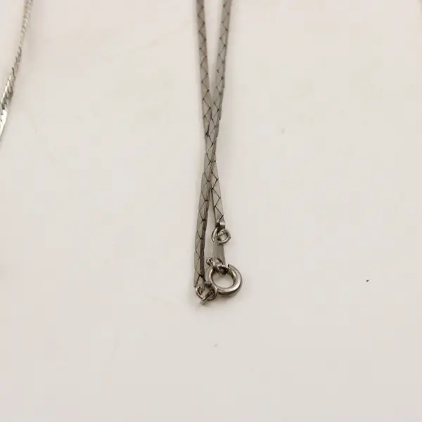 Mixed Lot of 4 Gold-Tone and Silver-Tone Cobra Chain Necklaces