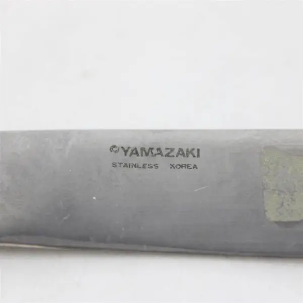Set of 2 Yamazaki Allegra Dining Knife and Spoon Stainless Steel Gold Accent