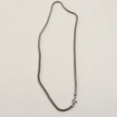 Vintage Monet Silver-Tone Snake Chain Necklace 18"