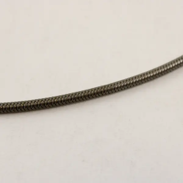 Vintage Monet Silver-Tone Snake Chain Necklace 18"