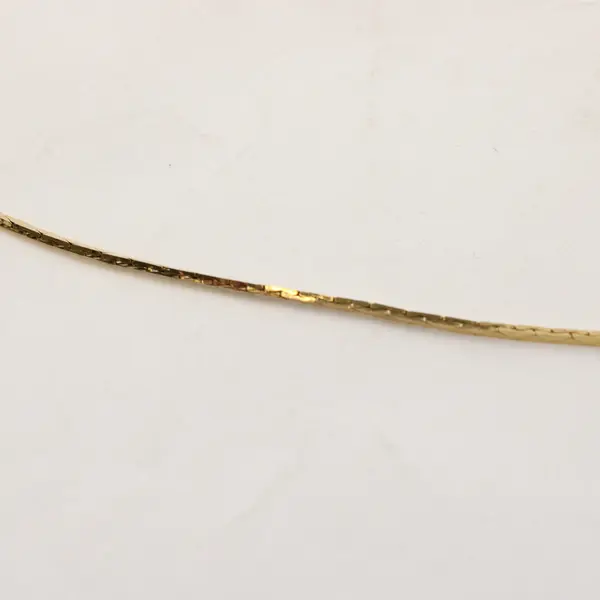 Vintage Gold-Tone Rose Lariat Slide Bolo Necklace 15"