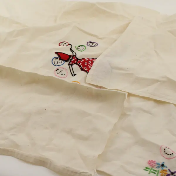 Set of 3 Vintage Sunbonnet Sue Embroidered Tea Towels