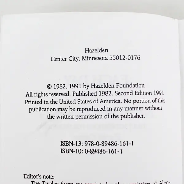 Each Day a New Beginning : Daily Meditations for Women by Karen Casey 1982 PB